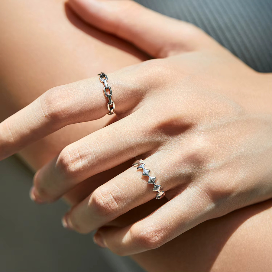 MODIAN Ringe, 925 Silber, Vintage, Damen - Bild 2