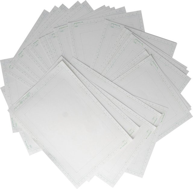 Igeteck Skizzenpapier mit Klebebehandlung und Skala in Weiß - Bild 1