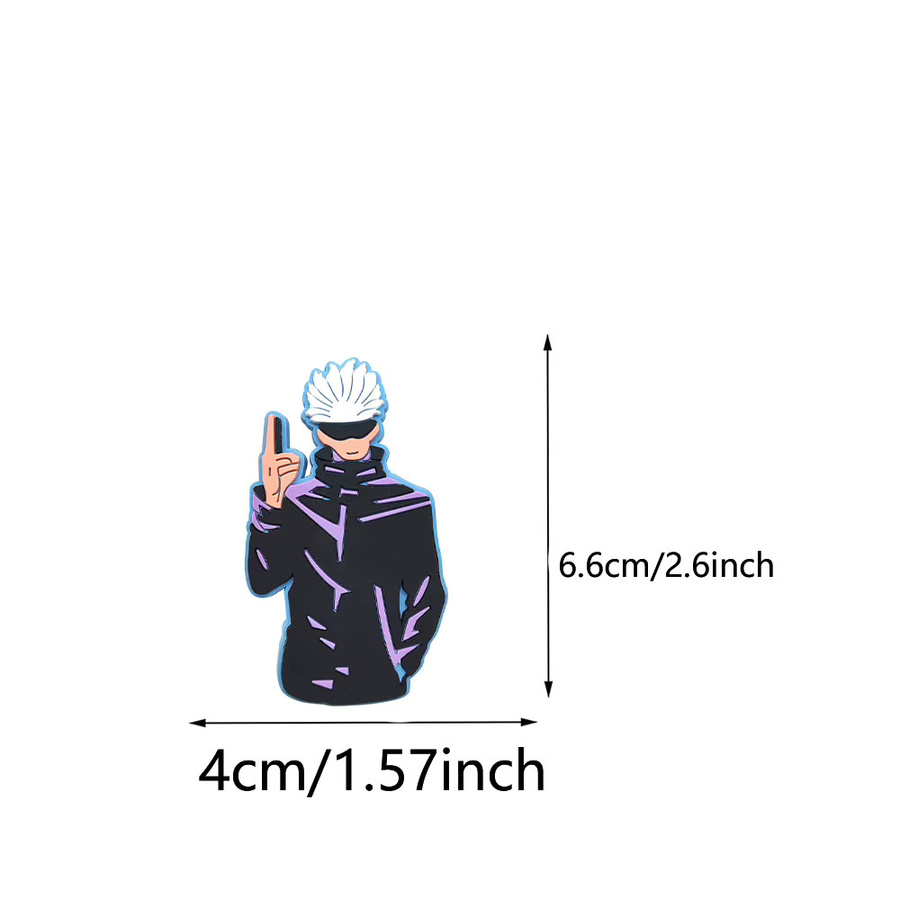 Manga Schuh-Charms, Orange, Jujutsu Kaisen, Unisex - Bild 4