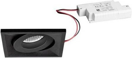 Brumberg LED Einbau- und Aufbaustrahler Schwarz, dimmbar, warmweiß, 7W - Bild 1