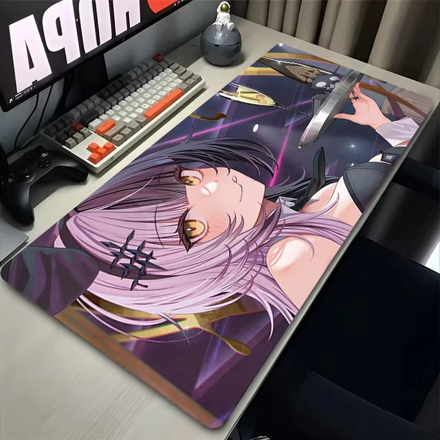 Anime Mauspad Hololive Shiori Novella Design Multicolour Schreibtischmatte für PC und Gaming - Bild 1