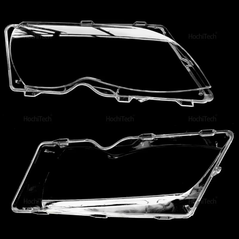HochiTech Frontscheinwerfer-Objektivabdeckung für BMW 3er E46 Limousine 2002–2005, 1 Paar, Transparent - Bild 3