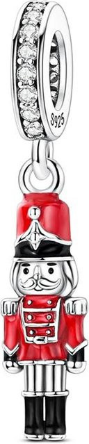 Anhänger 925 Silber, London Big Ben Britischer Soldat, Charms, Damen - Bild 1