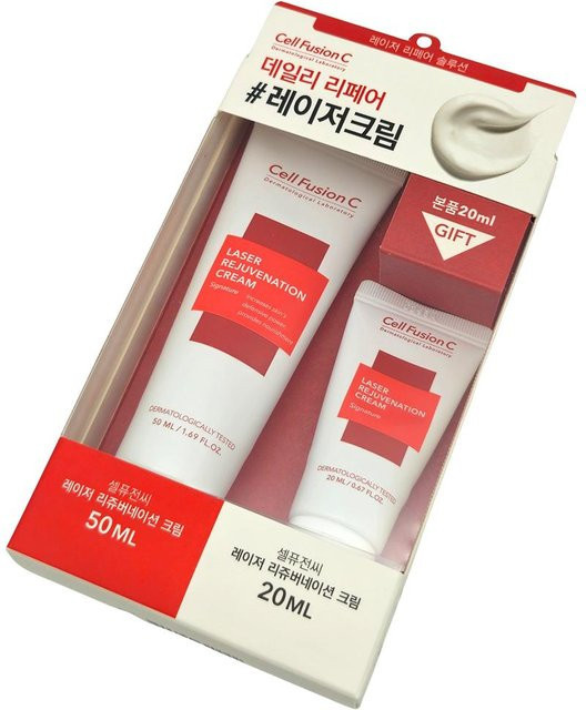 CELL FUSION C Laser-Rejuvenation-Creme, 50 ml + 20 ml, Peptide, Empfindliche Haut - Bild 1