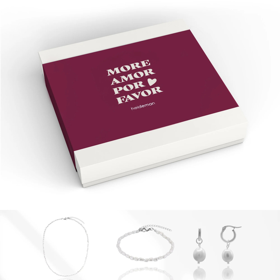 Heideman Geschenkbox Loveletter, Perle, Silber, Unisex - Bild 1