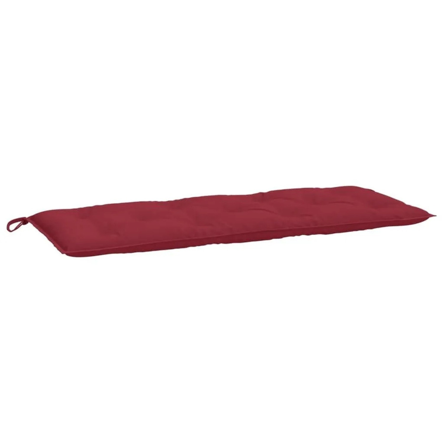 vidaXL Gartenbank-Auflage aus Oxford-Gewebe in Weinrot, B/T/H: 120 x 50 x 7 cm - Bild 2