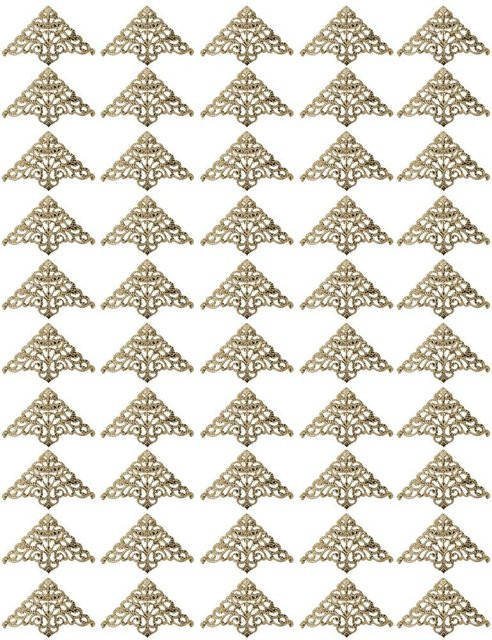 CosyHome Schmuckschatulle im Vintage-Stil aus Stahl in Gelb und Beige mit Goldakzenten - Bild 1