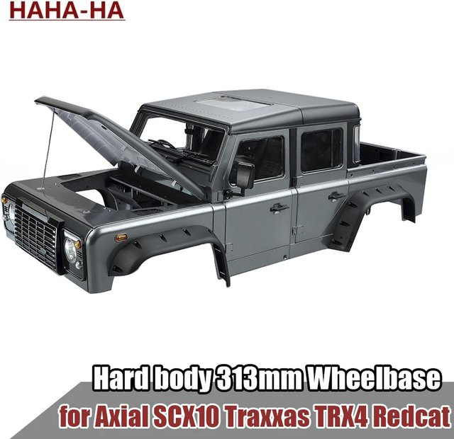 MALOM RC Defender 130 Pickup Karosserie-Kit, 1/10 Maßstab, Weiß - Bild 1