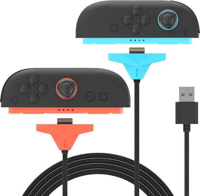Magnetisches 2-in-1 Doppelladegerät für Switch2 linke und rechte Controller - Bild 1