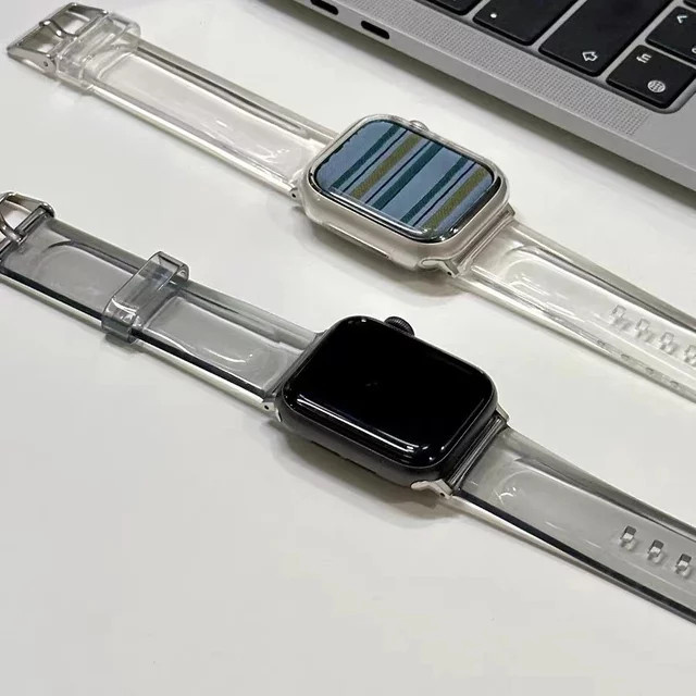 JBAILI Uhrenarmband Kunststoff, Weiß, Unisex - Bild 1