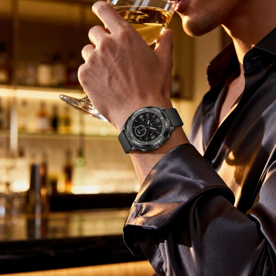 CAOWTAN Schutzhülle für Samsung Galaxy Watch 8Classic, Legierung und PC, Schwarz, Unisex - Bild 3