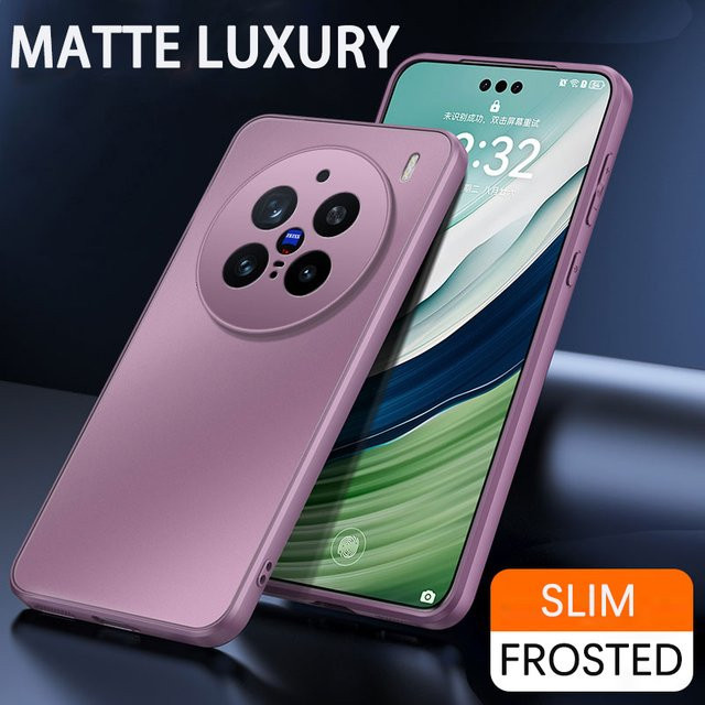 VIVO Schutzhülle mit Airbag und matter Acryl-Rückseite in Purple für X300 X200S X100S X100 X200 Pro Mini Ultra - Bild 1
