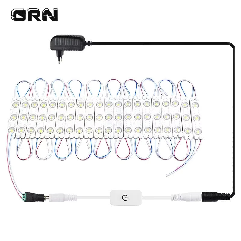Dimmbares LED Schminkspiegel Licht-Kit mit Touch-Control und Wasserdichtigkeit in Weiß - Bild 1