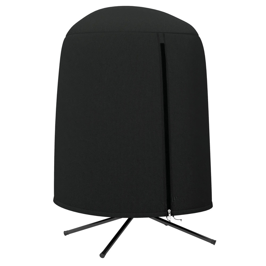 Outsunny Hängesessel Abdeckung aus Oxford-Polyester in Schwarz mit Reißverschluss, B: 128 cm, H: 190 cm - Bild 2