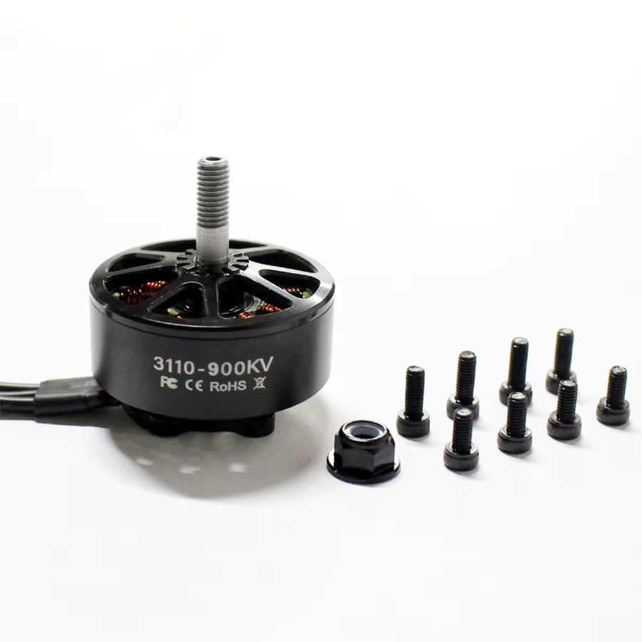 Dogmang Bürstenloser Motor, 4-teiliges Set, 3110 900kv, Schwarz, Metall - Bild 4