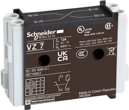 Schneider Electric VZ7 Hilfsschalter in Schwarz - Bild 1