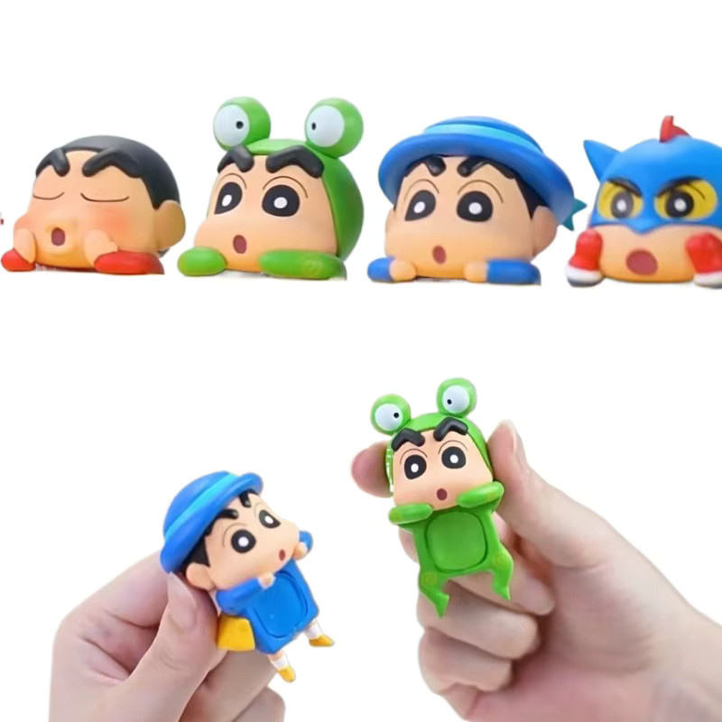 Bandai Xiaoxin Anime-Figuren im Liegestil, 6-teiliges Set, Blind Box - Bild 6