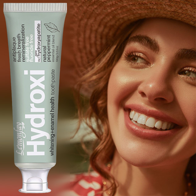 Lemonfay Hydroxi Whitening Zahnpasta mit Hydroxyapatit, 100g - Bild 1