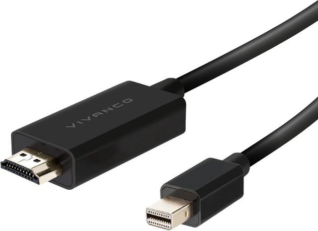 HDMI auf Mini DisplayPort Kabel in Schwarz, Länge: 1,5 m, SBS - Bild 1