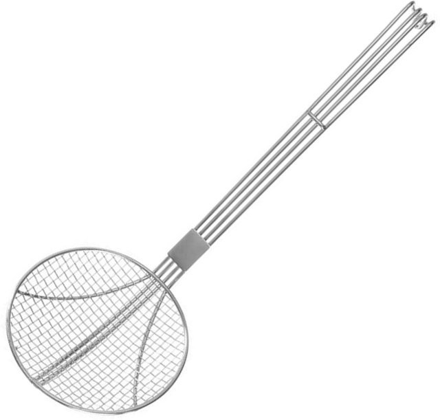 Hendi Sieb aus Edelstahl zum Frittieren, Farbe Silber, Durchmesser: 16 cm - Bild 1