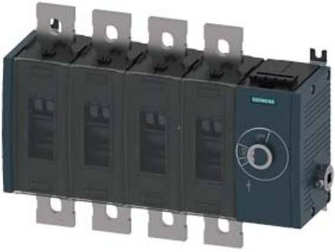 Siemens Lasttrennschalter 4polig 630A 8 Schließer 8 Öffner 690 V/AC grau 3KD46440QE400 - Bild 1