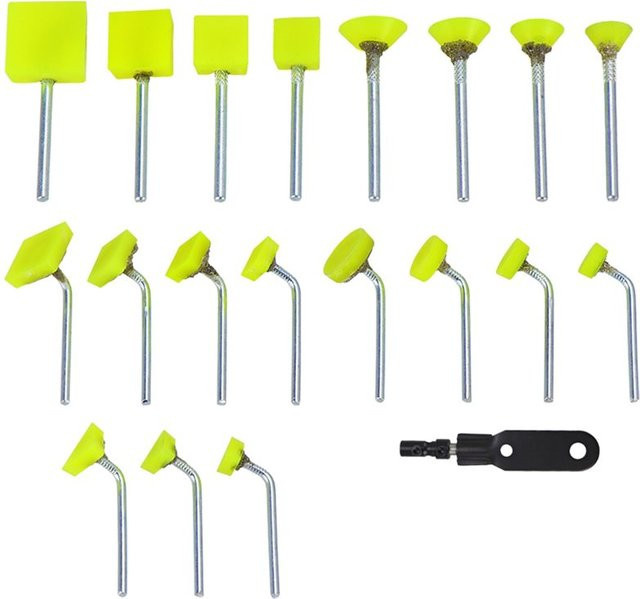 YWDZ-Mold Spiegelpolierende Gummi-Schleifpartikel Polierpads in Gelb - Bild 1