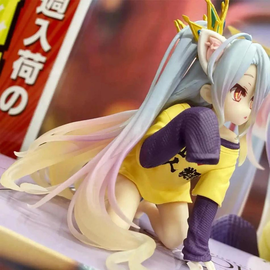 Yiran toy 1 No Game No Life: Zero Shiro Figur Weiß 10cm - Bild 5