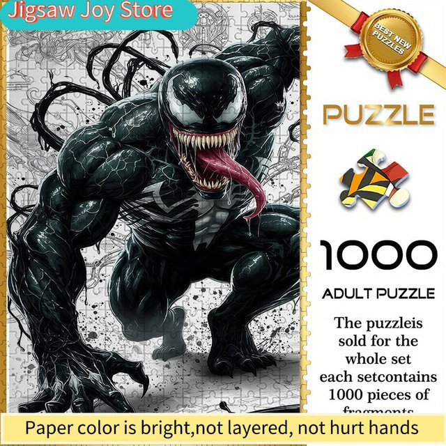 KAYOU Marvel Puzzle, Fangzahn-Venom-Design, ab 14 Jahren - Bild 1