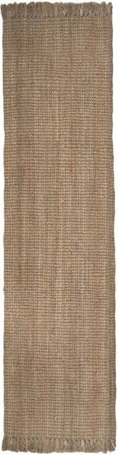 Flair Rugs Kurzflorteppich Jute Boucle in Beige, B/T: 60 x 230 cm - Bild 1