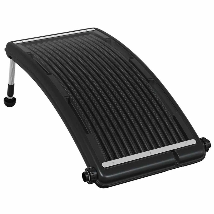 vidaXL Gebogenes Solar-Heizpaneel für Pool in Schwarz mit Sonnenenergie, B/H: 110 x 65 cm - Bild 2