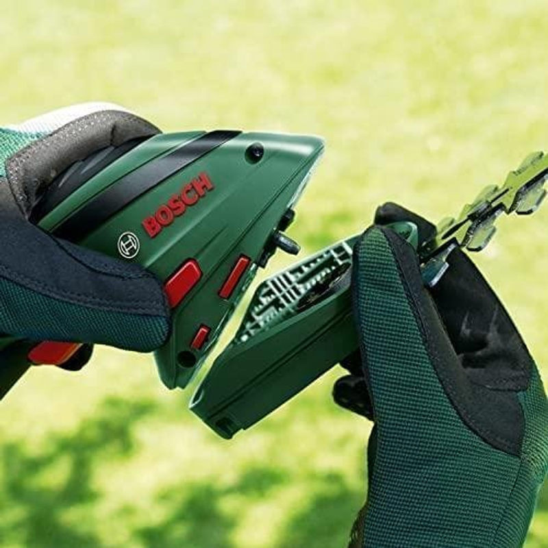 Bosch Isio Akku-Strauch- und Grasscheren-Set in Grün-Schwarz mit Akku und Ladegerät - Bild 2