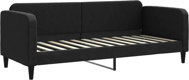 vidaXL Tagesbett Schwarz B/T/H: 80 x 200 x 75 cm - Bild 1