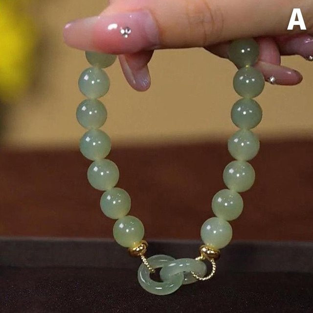 Weixeny Armband, Perle, Jade, gray, Damen - Bild 1