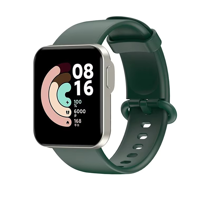 Uhrenarmband Silikon, Schwarz, Unisex - Bild 3