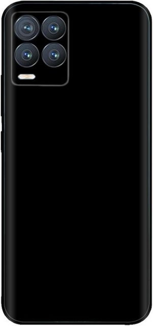 Niedrige Cartoon Bemalte Silikon Handyhülle für Realme 8, Realme 8 Pro, Realme 8i und Realme 8 4G RMX3085 in Schwarz - Bild 1