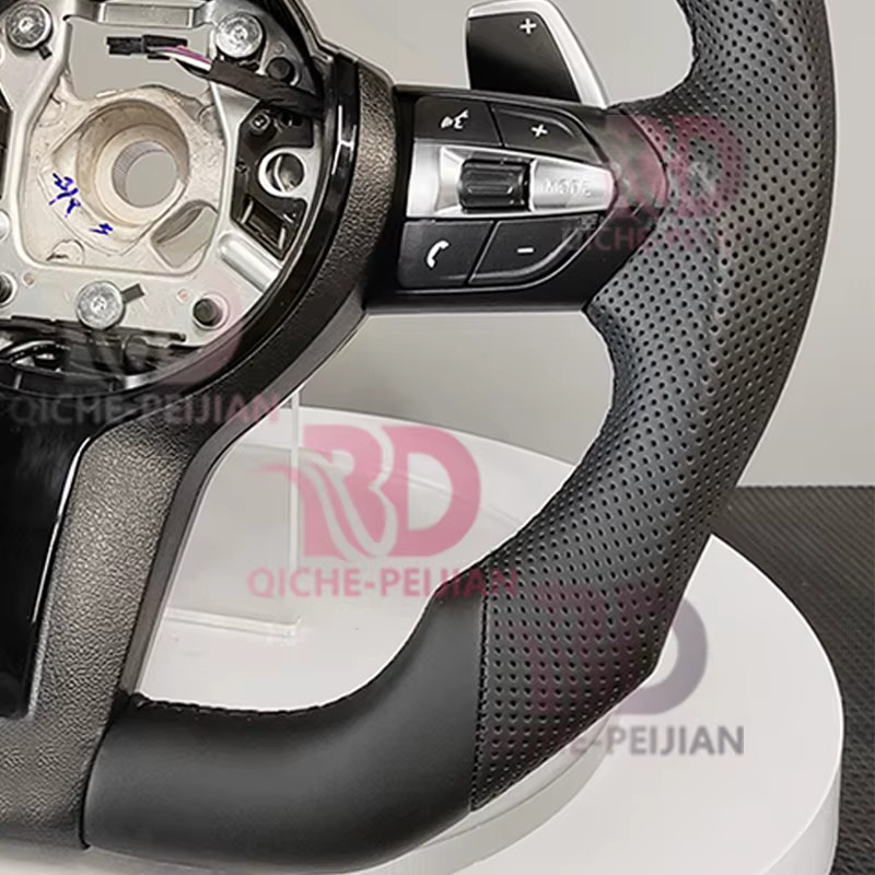 M Sport Lenkrad in Schwarz für BMW M5 F10 F11 M3 F30 F15 F16 F20 F21 F25 F26 - Bild 6