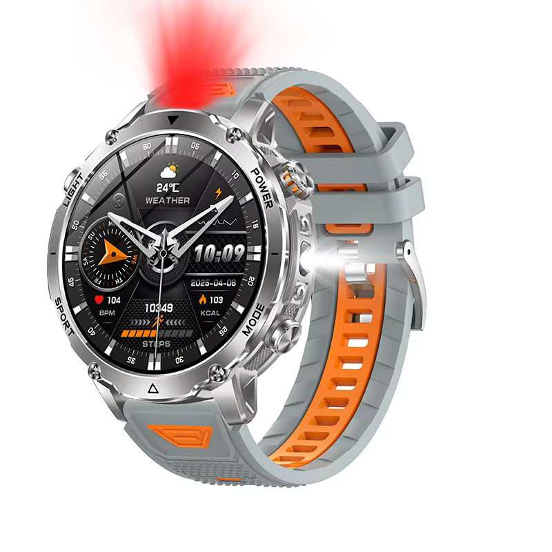 paazomu Smartwatch, Schwarz, Silikon, Herren, IPX8 Wasserdicht - Bild 4
