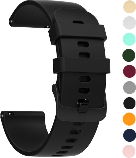 Fossil Uhrenarmband Silikon, Silber, Unisex - Bild 1