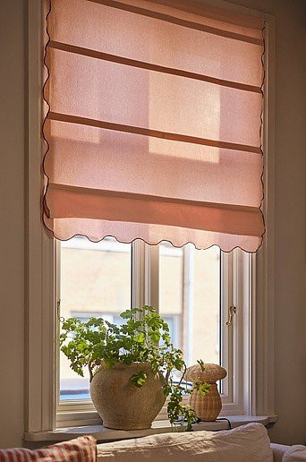 Jotex Rollo SCALINA in Pink, semi-transparent, Breite: 140 cm - Bild 1