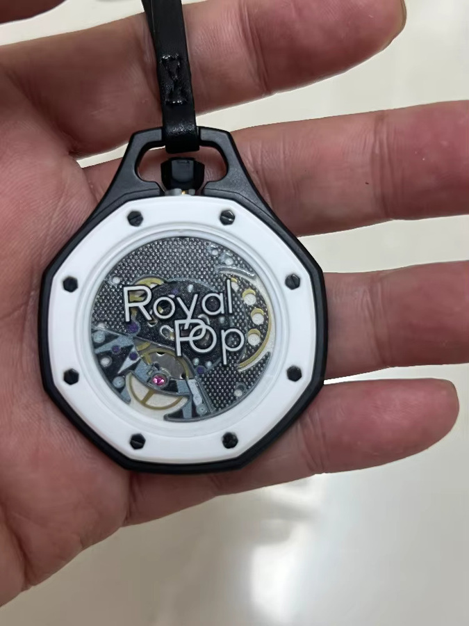 Swatch Taschenuhr, Quarz, Kunststoff, Eckig, Silber, Schwarz, Unisex - Bild 1