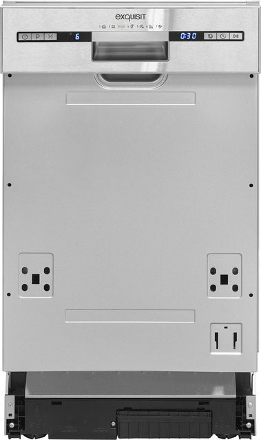 Exquisit Geschirrspüler EGSP2109-EB-030E in Silber, B/T/H: 44,8 x 57,4 x 81,5 cm - Bild 2