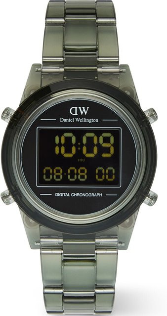 Daniel Wellington Digitaluhr, Retro, Kunststoff, Grau, 36 mm, Unisex - Bild 1