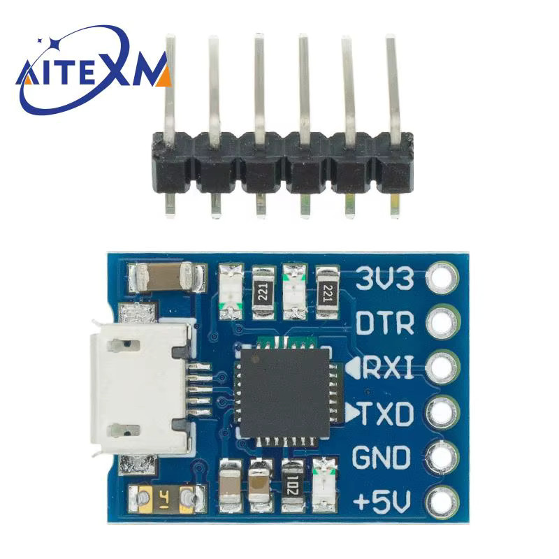 CP2102 USB 2.0 zu UART TTL 5PIN Serieller Konverter mit Micro USB für Arduino und AITEXM ROBOT - Bild 3