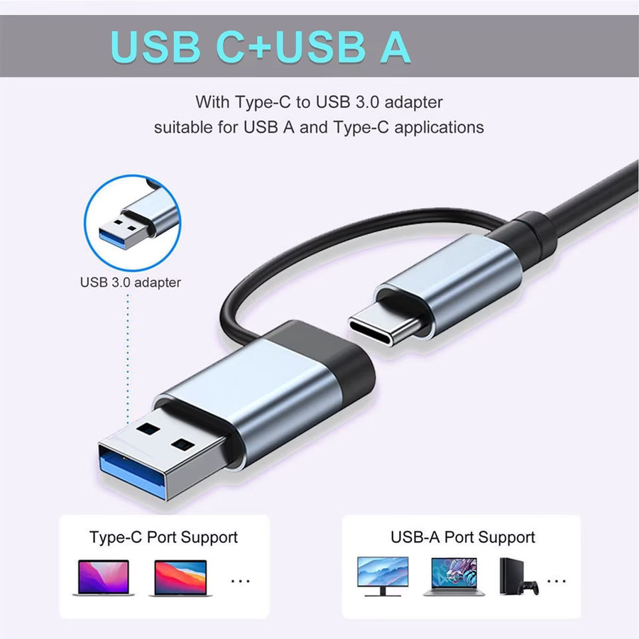 Congdi USB-C-Hub Thunderbolt 3 Dockingstation mit HDMI-Adapter für MacBook Air M1 und iPad Pro - Bild 5