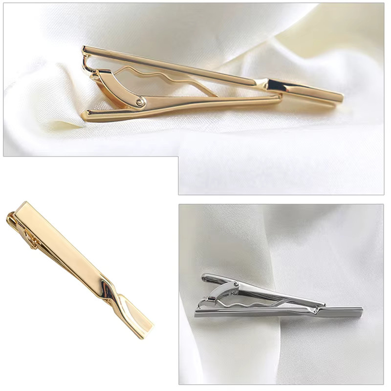 Velishy Krawattenclip, Kupfer, Gold, Herren - Bild 2