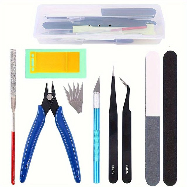 Bandai Gundam Modellbausatz, Werkzeugsatz, 14-teiliges Set - Bild 1
