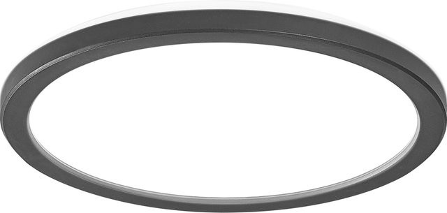 Osram LED-Deckenleuchte Orbis Ultra Slim Backlight, Schwarz, Durchmesser: 23,5 cm - Bild 1