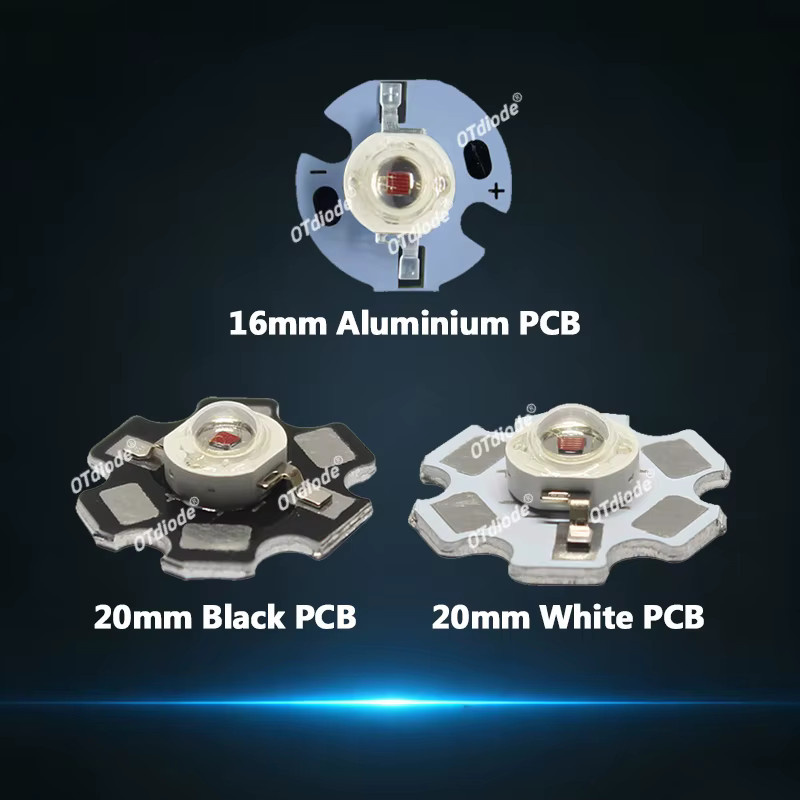10 Stück LED-Chips auf Aluminium PCB mit 1W 3W 5W für DC 3,7V 5V 12V in Rot, Grün, Blau, Gelb und Multicolour - Bild 4