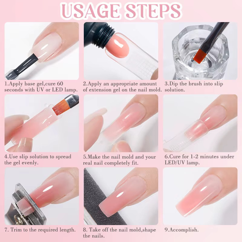 Parkson Nagelverlängerungs-Gel, 15 ml, Glänzend - Bild 5