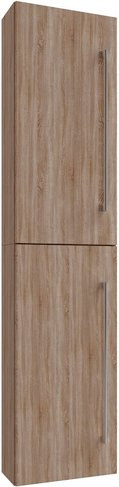 VCM Hochschrank Badinos Badezimmerschrank aus Holz in Eiche, B/T/H: 33 x 22 x 150 cm - Bild 1